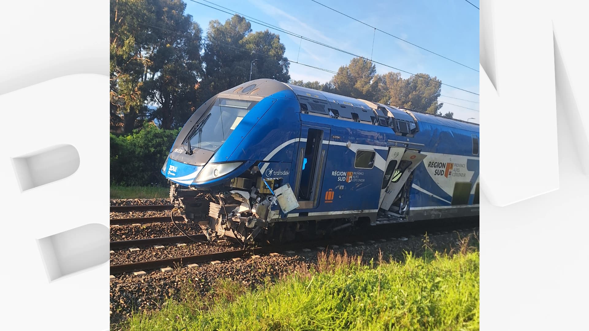 Un conducteur de poids lourd meurt après avoir été percuté par un train régional à Saint-Raphaël, dans le Var
