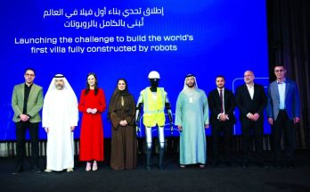 دبي تشهد إطلاق تحدي بناء أول فيلا