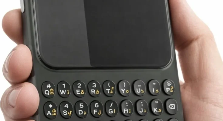 اللغة العربية تصل لوحة مفاتيح هاتف Communicator