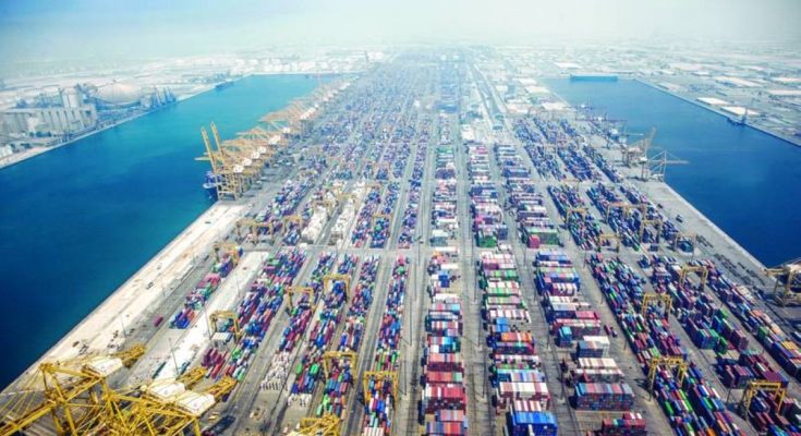 استئناف العمليات ميناء جبل علي بشكل كامل